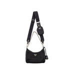 Prada Re-Edition 2005 Re-Nylon bag Recycled Polyamide Black SHW