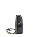 CHANEL LARGE HOBO GABRIELLE BAG BLACK WITH GOLD AND SLIVER HARDWARE