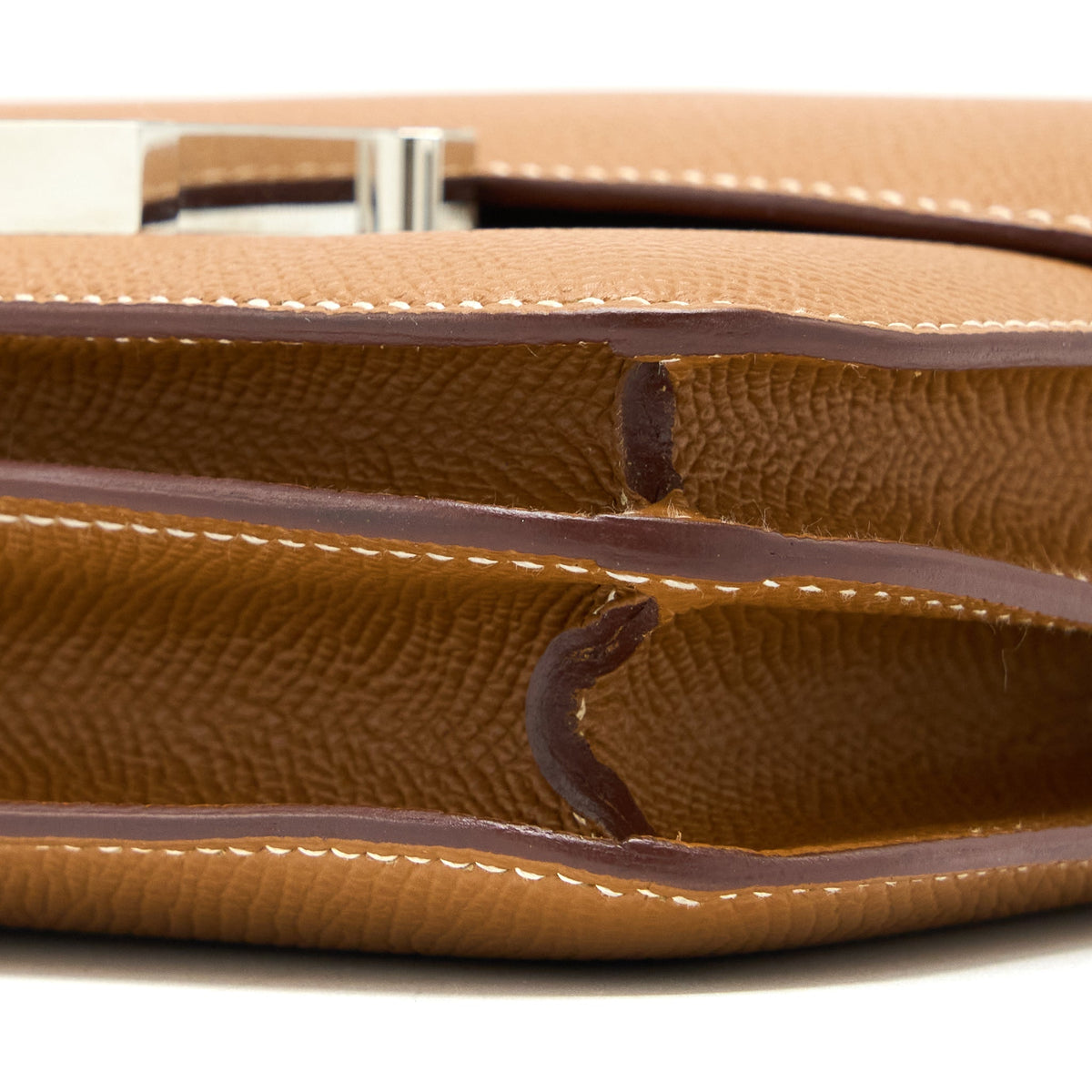 Hermes Mini Constance Epsom Gold SHW