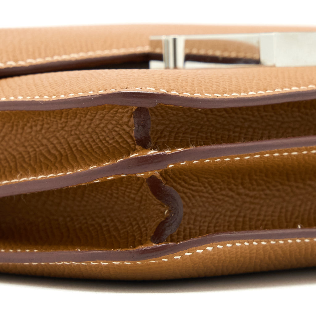 Hermes Mini Constance Epsom Gold SHW