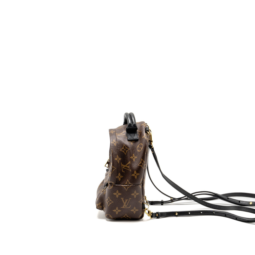 Louis Vuitton Palm Springs Mini Monogram Canvas/Leather Brown/Black GHW