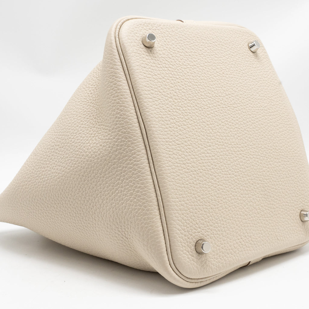 Hermes Picotin 22 clemence craie SHW