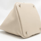 Hermes Picotin 22 clemence craie SHW