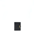 Hermes Bearn Compact Wallet Box Calfskin Black GHW