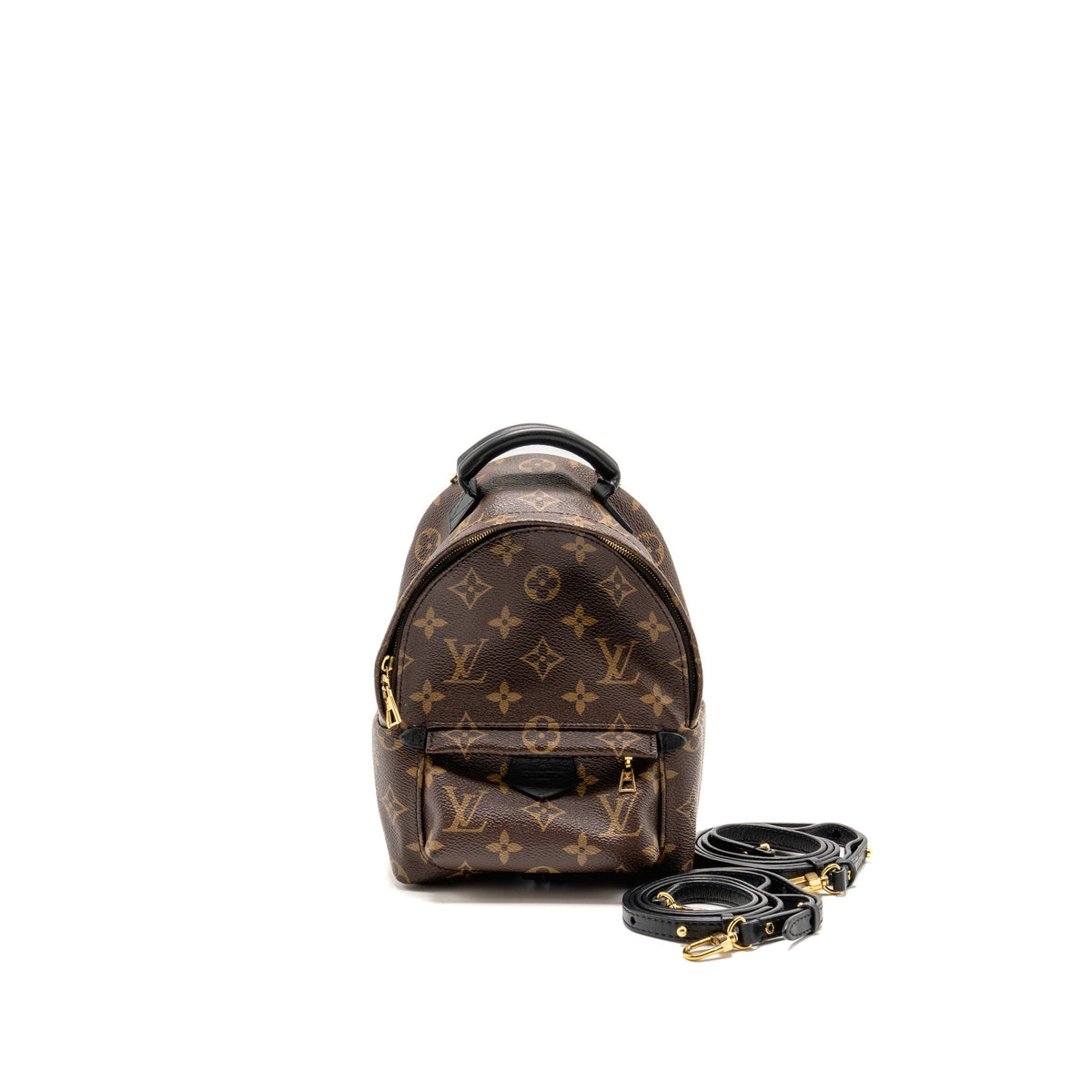 Louis Vuitton Palm Springs Mini Monogram Canvas/Leather Brown/Black GHW