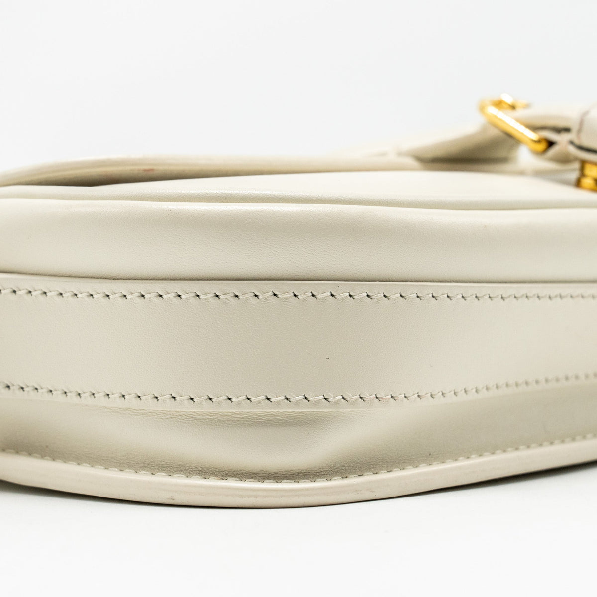 DIOR BOBBY EAST-WEST BAG CALFSKIN WHITE GHW