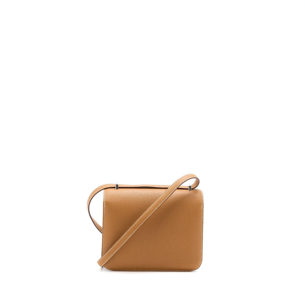 Hermes Mini Constance Epsom Gold SHW