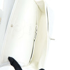 CHANEL MEDIUM CLASSIC FLAP CAVIAR WHITE SHW