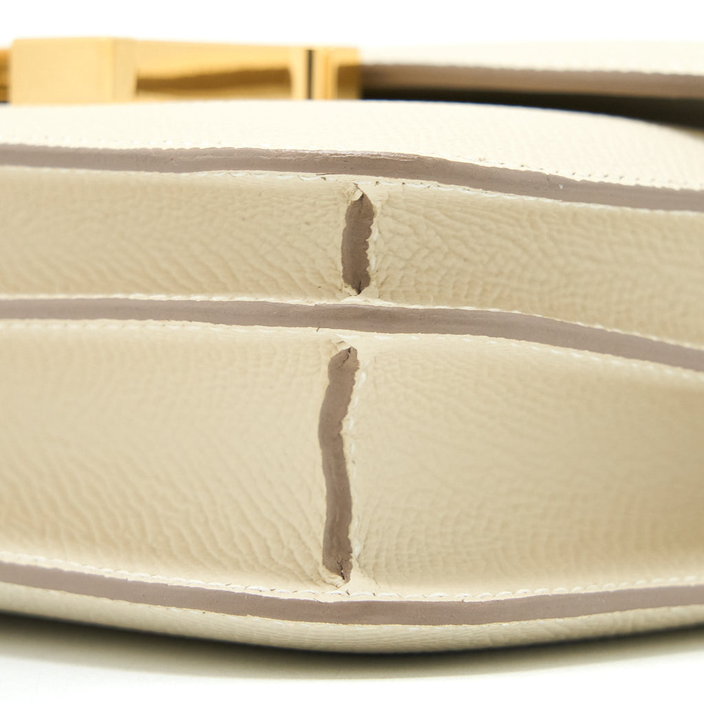 Hermes Mini Constance Epsom Craie GHW (New Version)