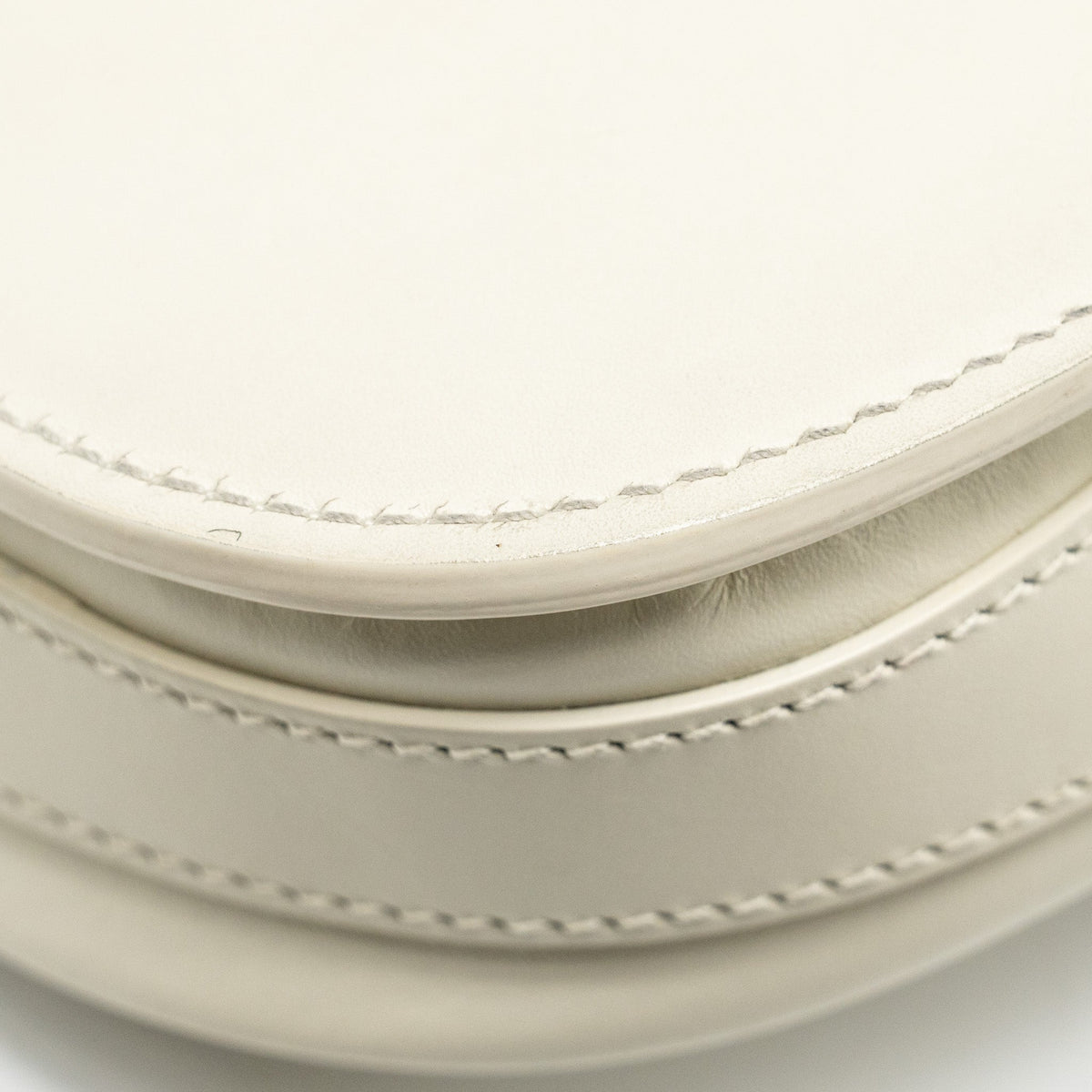 DIOR BOBBY EAST-WEST BAG CALFSKIN WHITE GHW