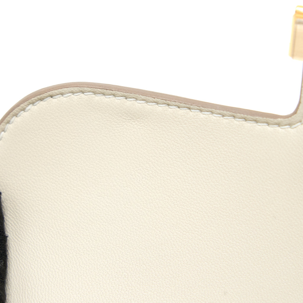 Hermes Mini Constance Epsom Craie GHW (New Version)