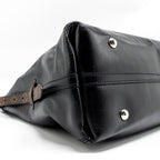 LOUIS VUITTON CARRYALL VIBE MM LAMBSKIN/MONOGRAM CANVAS BLACK SHW