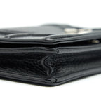 DIOR DIORAMA WALLET ON CHAIN BLACK WITH SHW