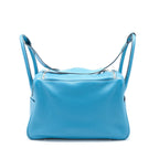 Hermes Lindy 34 Clemence Blue Jeans SHW