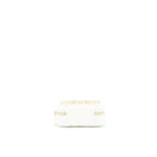 CHANEL 21K SMALL METAL PLATE VANITY WITH CHAIN LAMBSKIN WHITE GHW