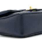 CHANEL 21K MY PERFECT MINI FLAP BAG CAVIAR BLACK GHW