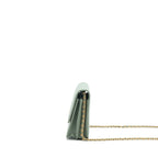 CHANEL WALLET ON CHAIN SQUARE CAVIAR GREEN GHW