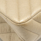 CHANEL SMALL 2.55 REISSUE CHEVRON FLAP BAG CALFSKIN GOLD GHW