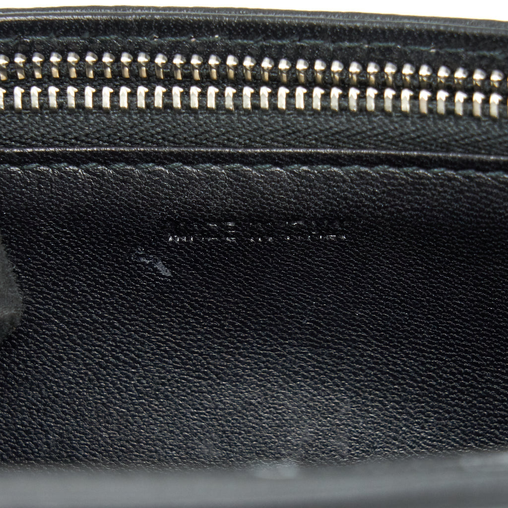 DIOR DIORAMA WALLET ON CHAIN BLACK WITH SHW