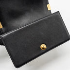 CHANEL SMALL BOY BAG CAVIAR BLACK GHW (MICROCHIP)
