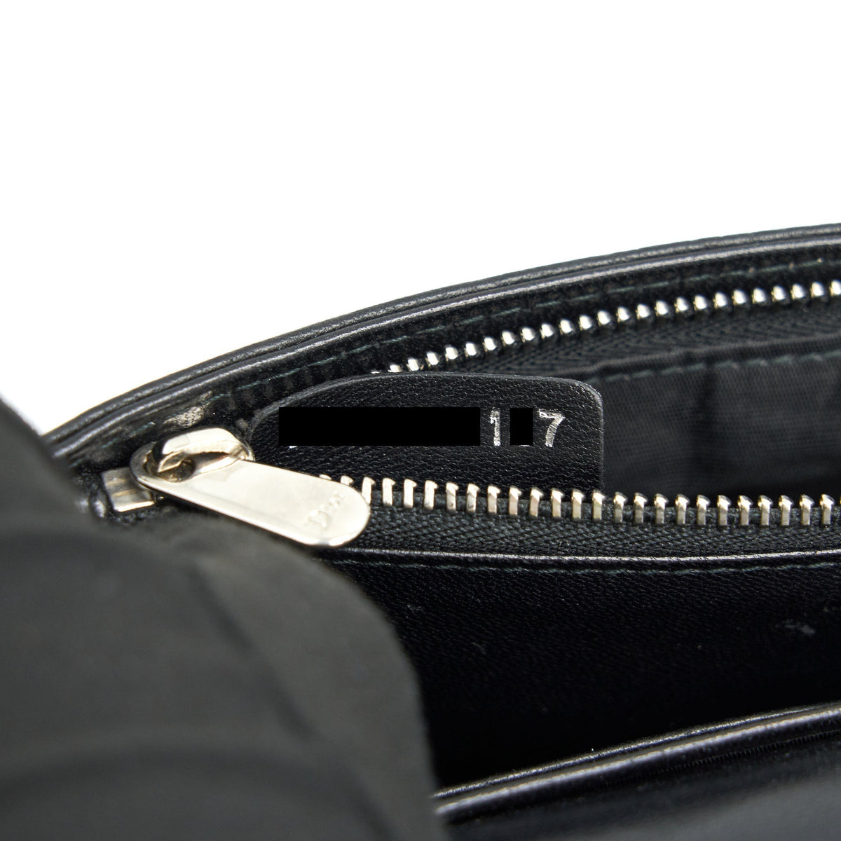 DIOR DIORAMA WALLET ON CHAIN BLACK WITH SHW