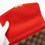 LOUIS VUITTON CROISETTE DAMIER EBENE CANVAS GHW