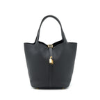 Hermes Picotin 22 Lock Bag Black GHW