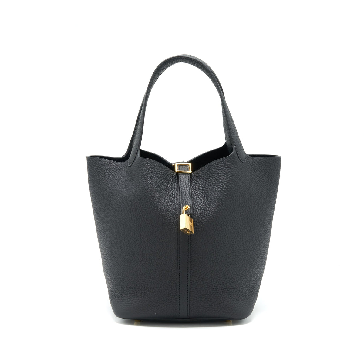 Hermes Picotin 22 Lock Bag Black GHW