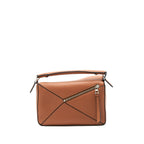 LOEWE SMALL PUZZLE BAG IN TAN