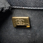 CHANEL SMALL BOY BAG CAVIAR BLACK GHW (MICROCHIP)