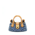 LOUIS VUITTON VINTAGE DANIM MINI HANDLE BAG