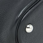 HERMES BOLIDE 31 CLEMENCE LEATHER BLACK WITH SHW