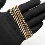 DIOR DIORAMA WALLET ON CHAIN METALLIC PATENT SILVER LGHW