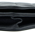 CHANEL CLASSIC BOY WALLET ON CHAIN CAVIAR BLACK GHW