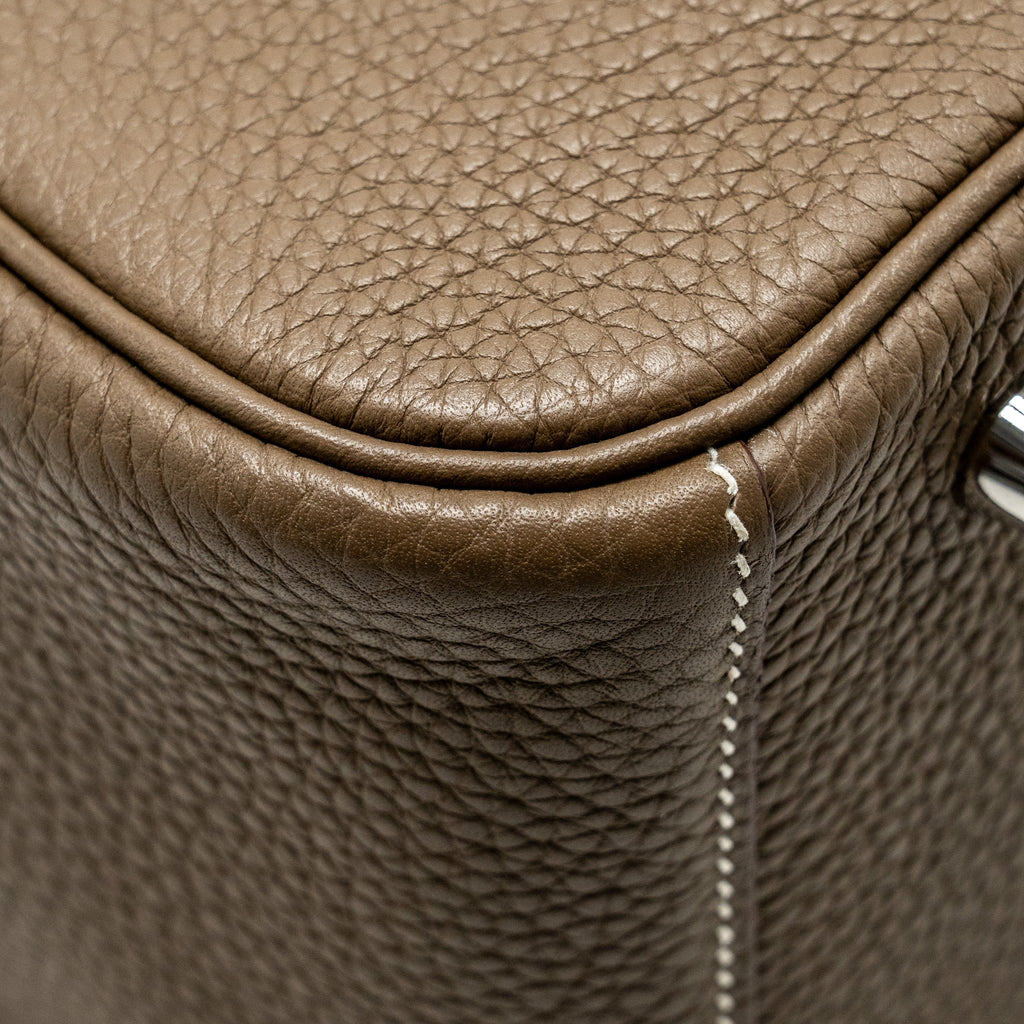 Hermes Lindy 30 Clemence Etoupe SHW