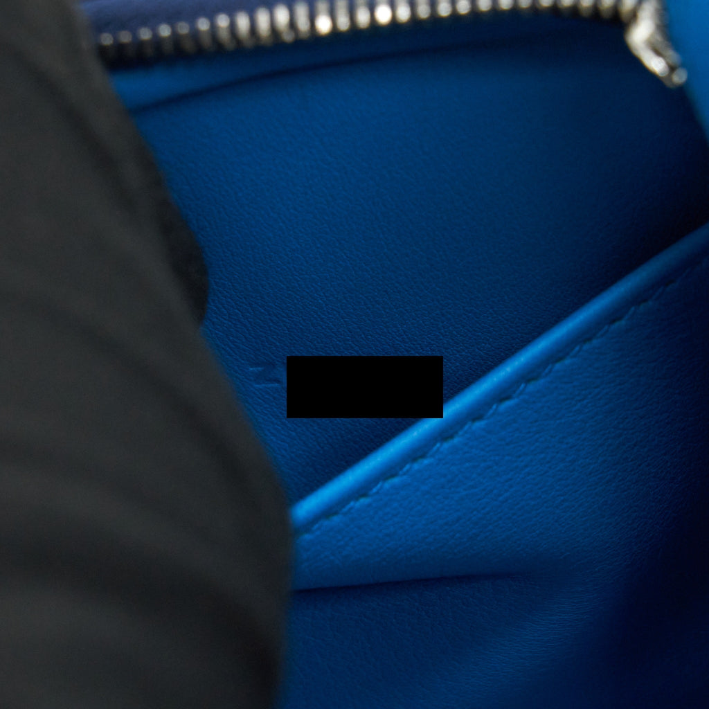 Hermes mini Lindy Swift Navy/Bleu Frida SHW