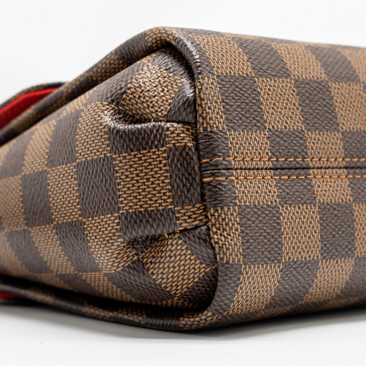 LOUIS VUITTON CROISETTE DAMIER EBENE CANVAS GHW