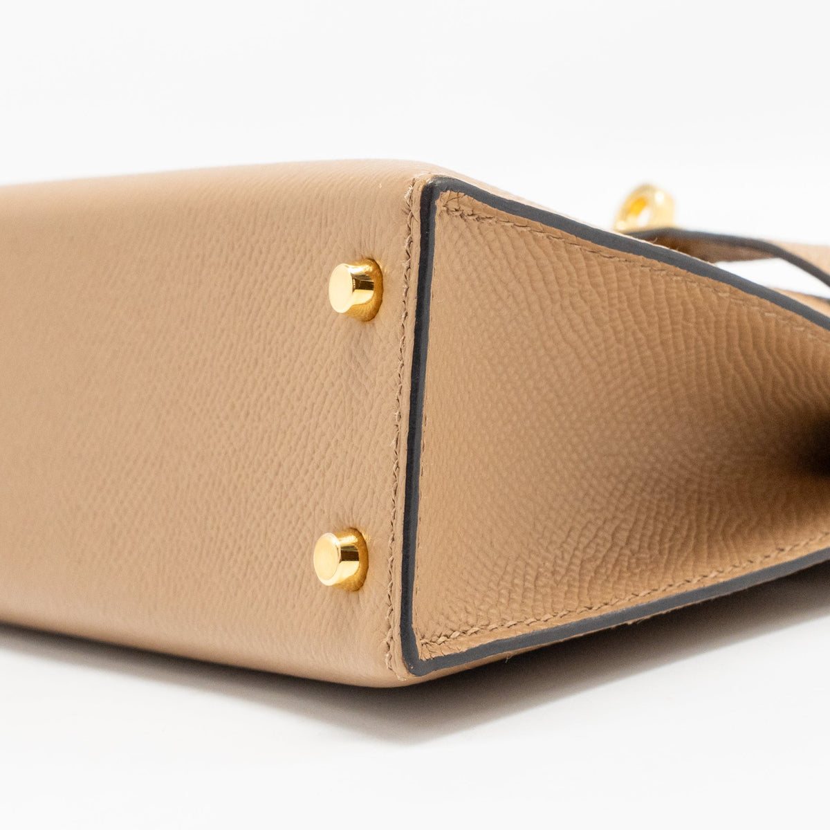 HERMES MINI KELLY II EPSOM CHAI GHW