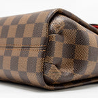 LOUIS VUITTON CROISETTE DAMIER EBENE CANVAS GHW