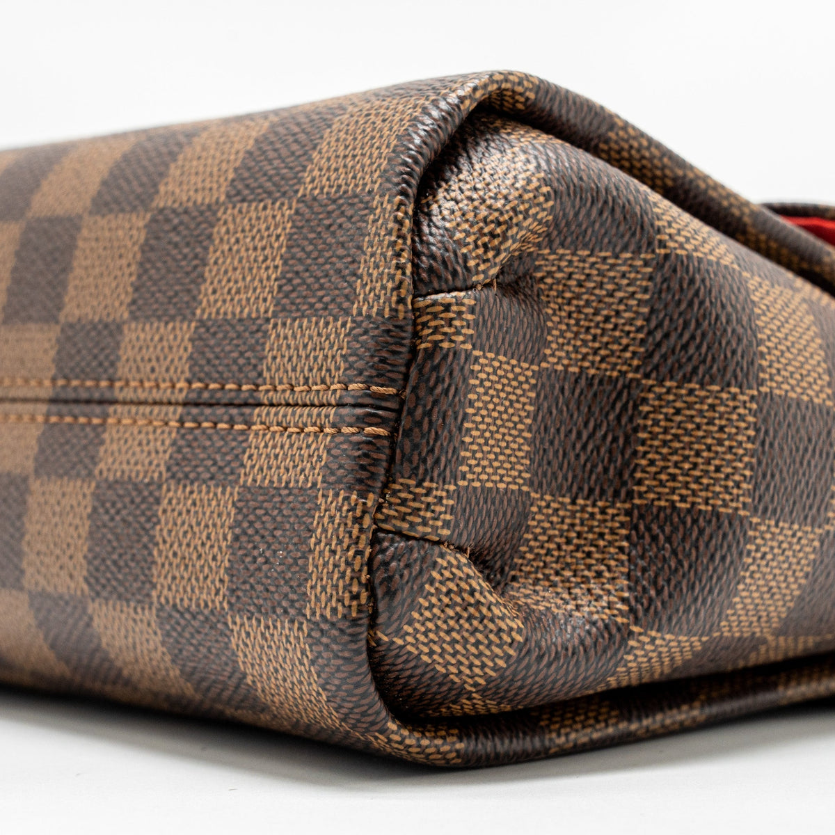 LOUIS VUITTON CROISETTE DAMIER EBENE CANVAS GHW