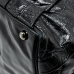 CHANEL TWISTED TOTE BAG CALFSKIN BLACK SHW