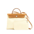 Hermes Herbag Zip 31 Vanille / Natural Sable SHW