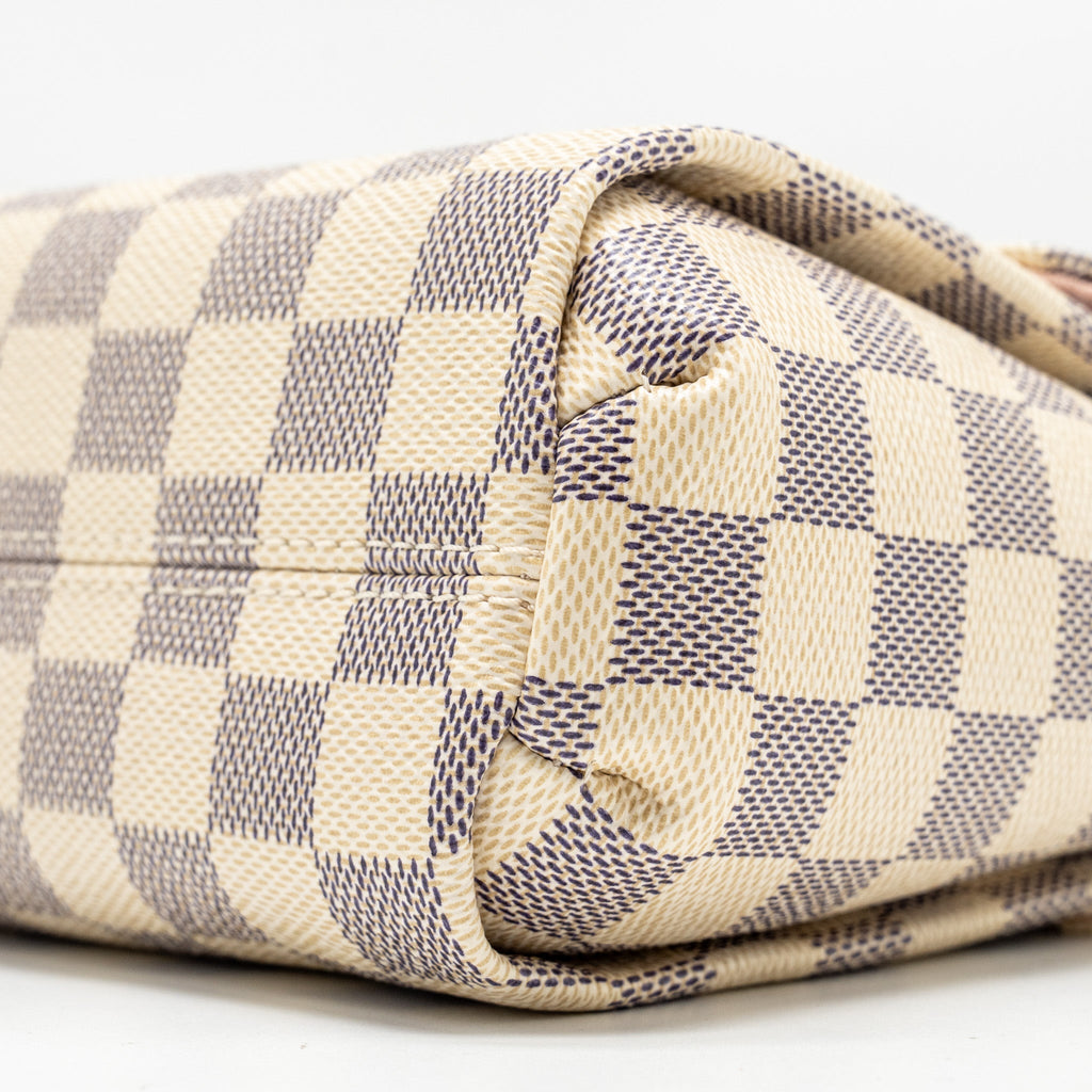 LOUIS VUITTON CROISETTE DAMIER AZUR CANVAS GHW