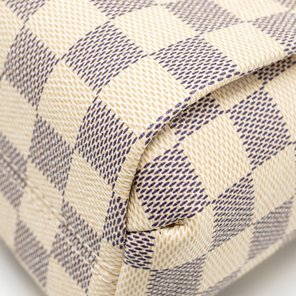 LOUIS VUITTON CROISETTE DAMIER AZUR CANVAS GHW