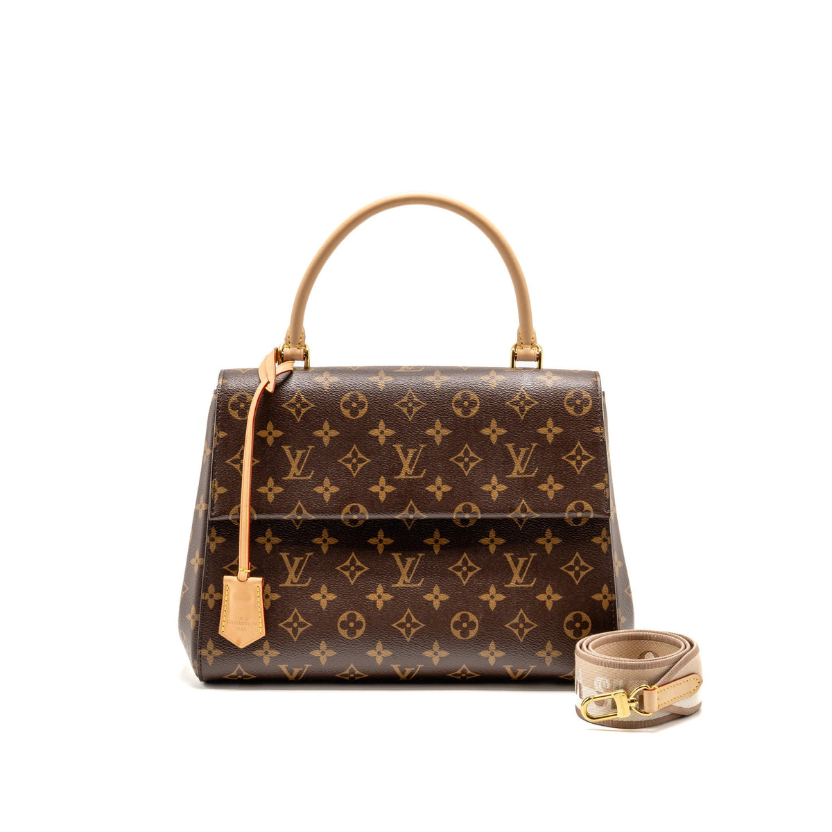 Louis Vuitton Cluny MM Monogram Canvas/Leather GHW