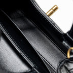 CHANEL 24P MINI NANO KELLY SHOPPER CALFSKIN BLACK GHW (MICROCHIP)