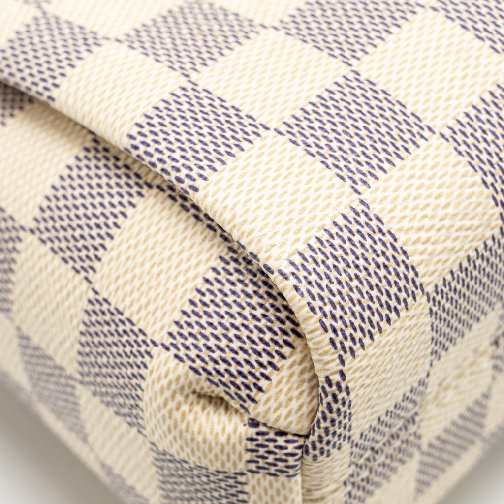LOUIS VUITTON CROISETTE DAMIER AZUR CANVAS GHW