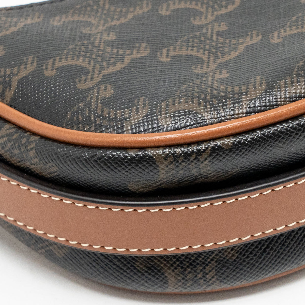 Celine Mini Ava Bag Triomphe Canvas/Leather Tan GHW
