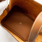 HERMES PICOTIN18 LOCK BAG CLEMENCE GOLD GHW