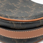 Celine Mini Ava Bag Triomphe Canvas/Leather Tan GHW
